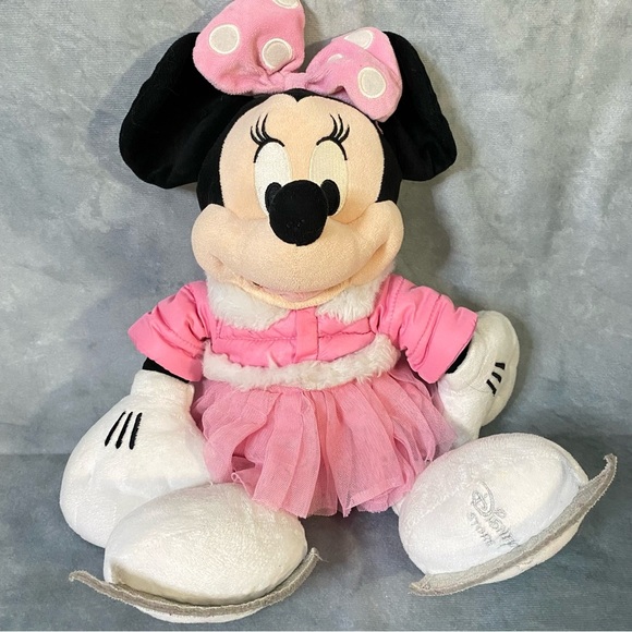 Disney Other - Disney Store Exclusive Minnie Mouse Winter Ice Skating Plush Toy 2011 Retired